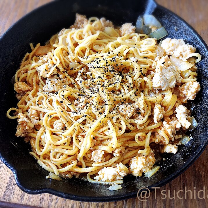 インスタント麺で 味噌ポリタン レシピ 作り方 By つちだあお 楽天レシピ